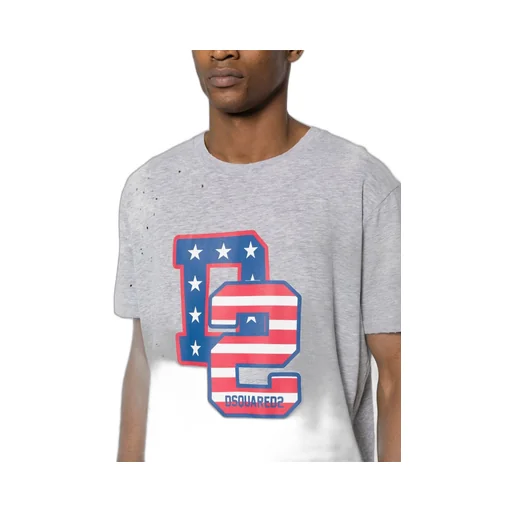Dsquared2 Distressed Crewneck T-Shirt