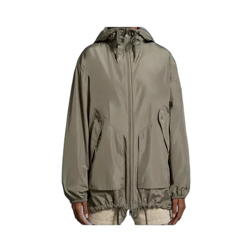Moncler Logo Patch Hooded Coat