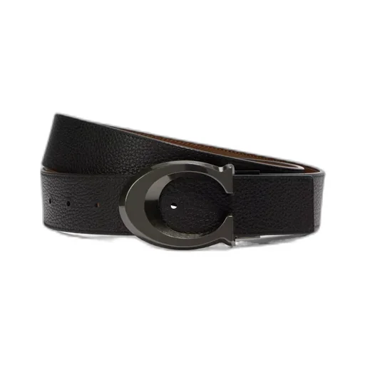 Logo Buckle Double-Sided Belt