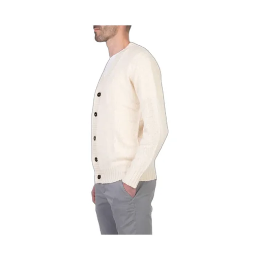 Button-Up Cotton Cardigan