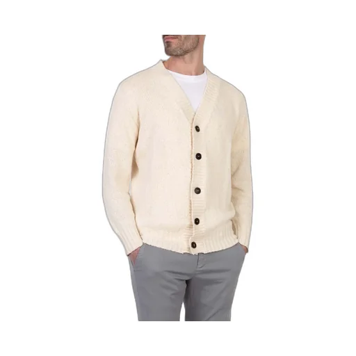 Button-Up Cotton Cardigan
