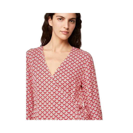 Long-Sleeved V-Neck Dress
