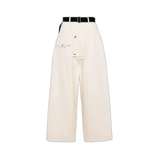 High-Waist Wide-Leg Trousers