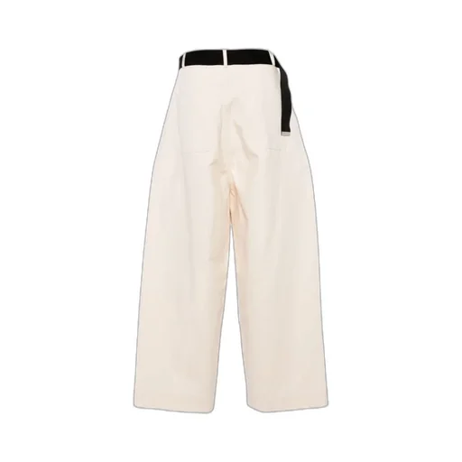 High-Waist Wide-Leg Trousers