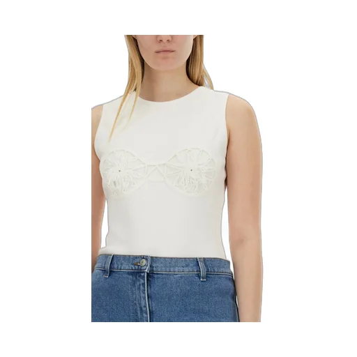 Magda Butrym Crochet Bra Tank Top