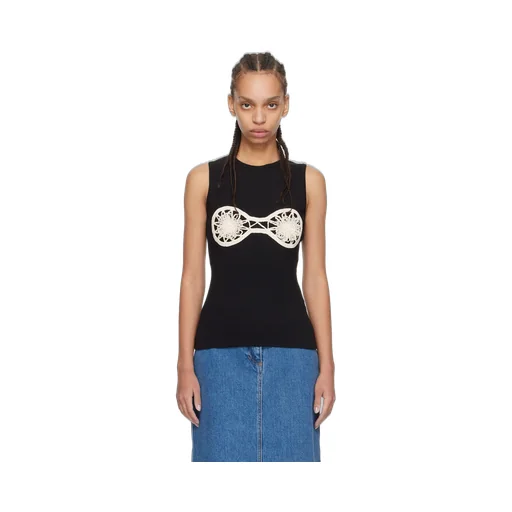 Magda Butrym Crochet Bra Tank Top