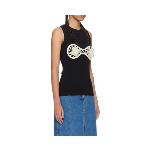 Magda Butrym Crochet Bra Tank Top