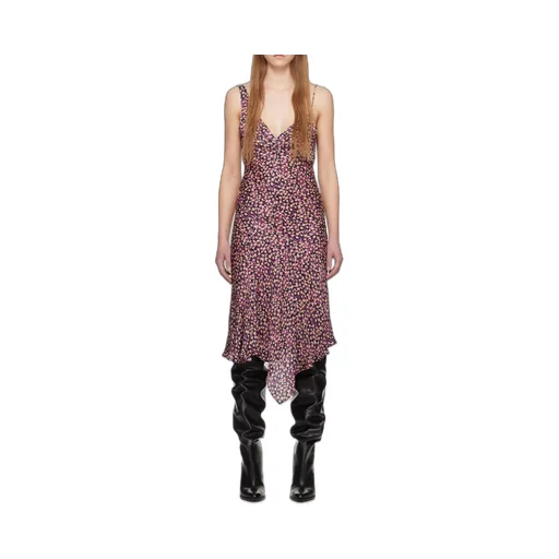 Lucia Graphic-Print Slip Dress