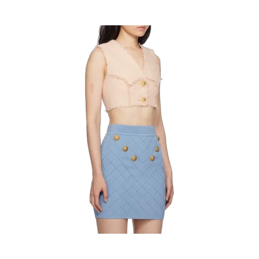 V-Neck Button Vest