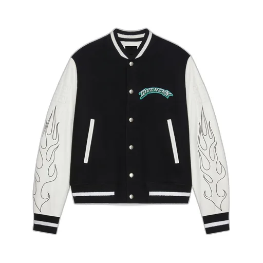 Givenchy Logo Patch Varsity Jacket