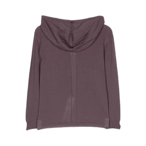 Fine-Knit Virgin Wool Hoodie