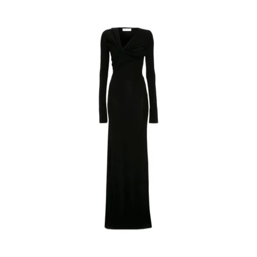 Tie-Detail Maxi Dress