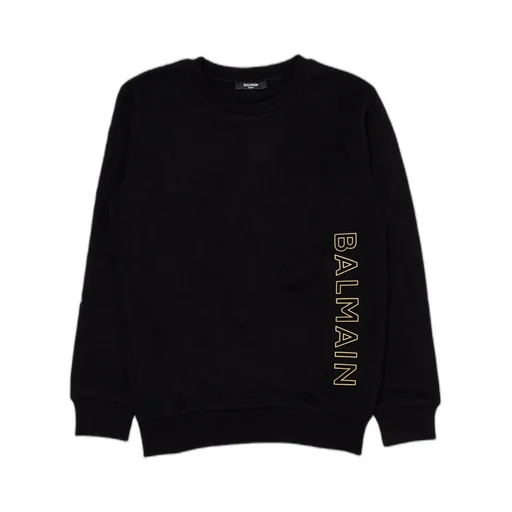 Balmain Kids Logo-Embossed Crewneck Sweatshirt