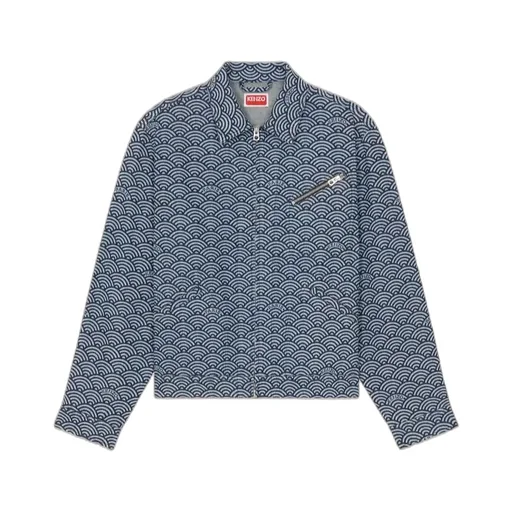 Kenzo Seigaiha Denim Jacket