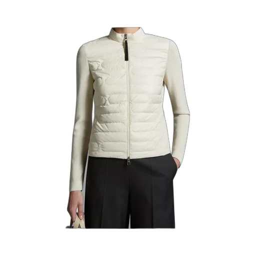 Moncler Quilted Zip-Up Cardigan