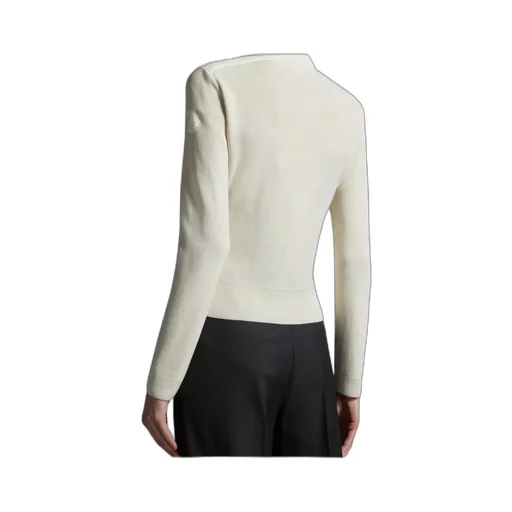 Moncler Quilted Zip-Up Cardigan