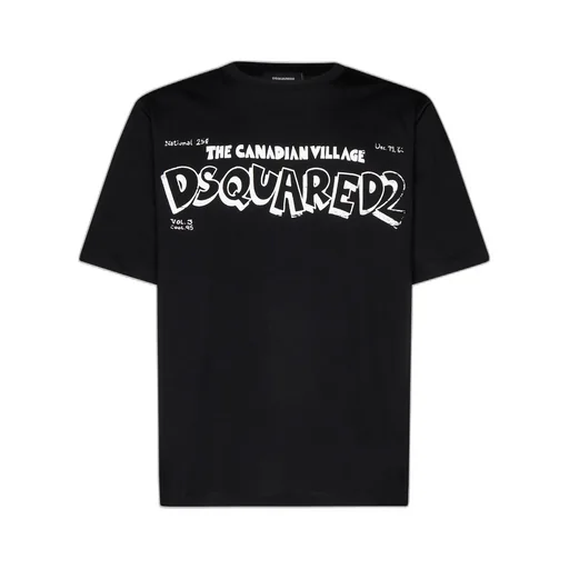 Dsquared2 Logo Printed Crewneck T-Shirt