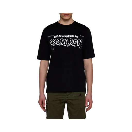 Dsquared2 Logo Printed Crewneck T-Shirt