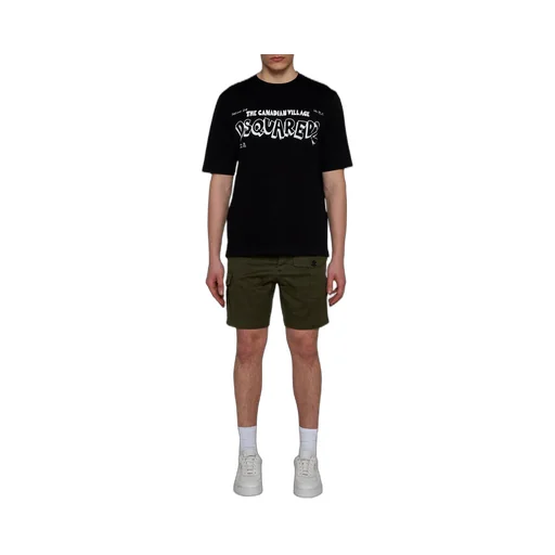 Dsquared2 Logo Printed Crewneck T-Shirt