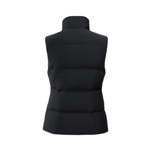 Down Vest With Standing Neck