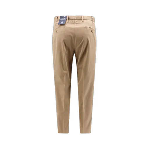 Stretch-Cotton Tapered Trousers