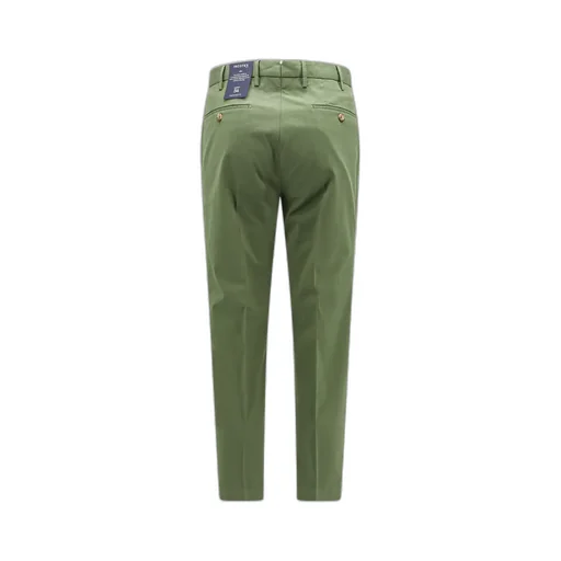 Stretch-Cotton Tapered Trousers