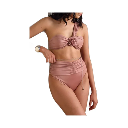 Floral-Appliqué Bikini Bottoms