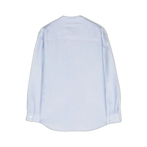 Logo-Plaque Striped Shirt