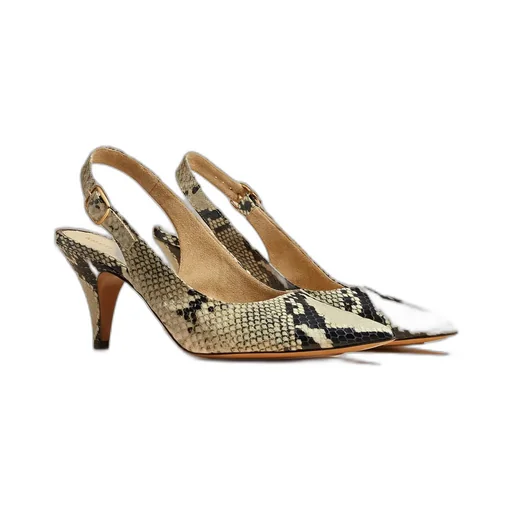 Khaite Slingback Embossed Pumps