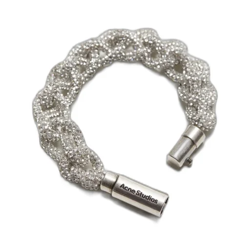 Crystal-Embellished Cord Bracelet