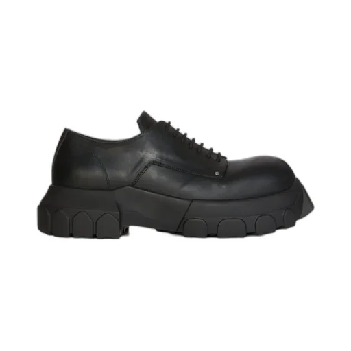 Rick Owens Lido Laceup Bozo Tractor Boots
