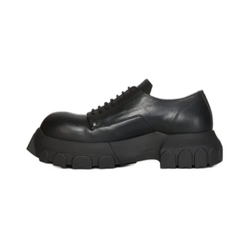 Rick Owens Lido Laceup Bozo Tractor Boots