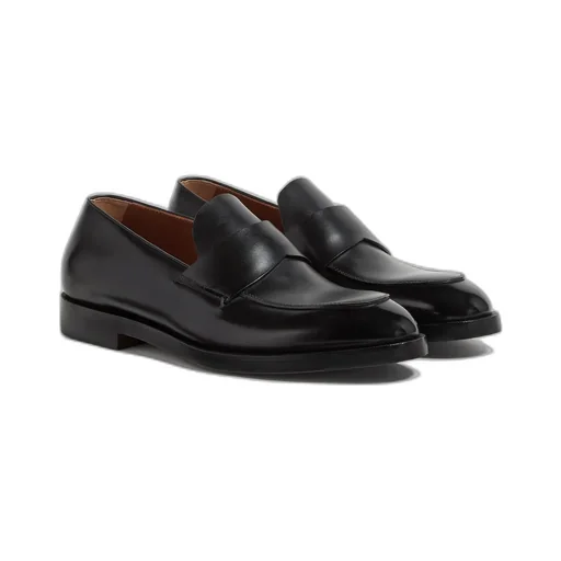 Zegna Torino Round Toe Loafers