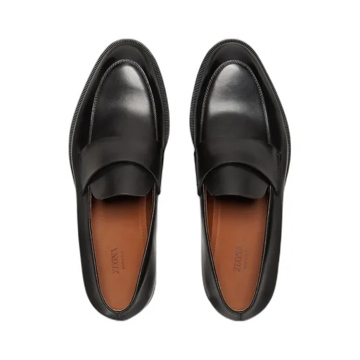 Zegna Torino Round Toe Loafers