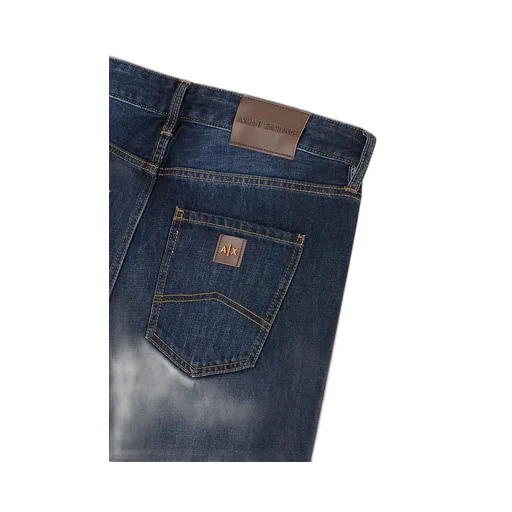 Low-Waist Button Denim Trousers