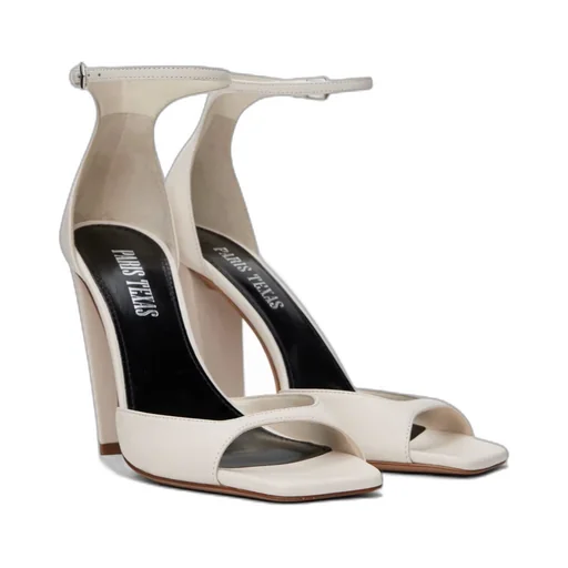 Grace Pin-Button High-Heeled Sandals