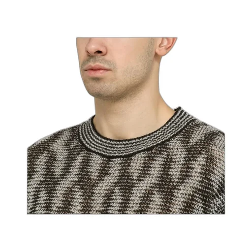 Dries Van Noten Jacquard Loose Fit Jumper