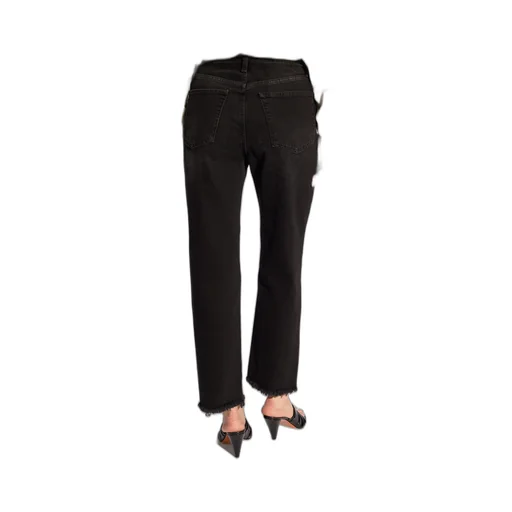 High-Rise Straight-Leg Jeans