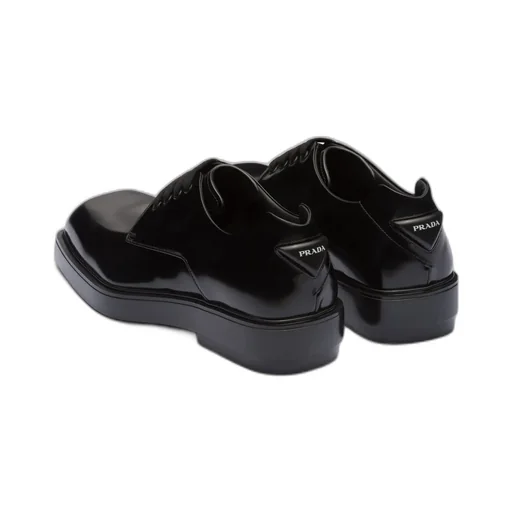 Brushed Leather Derby Shoes
