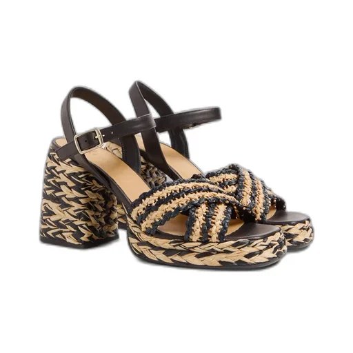 Vicen 95Mm Raffia Sandals