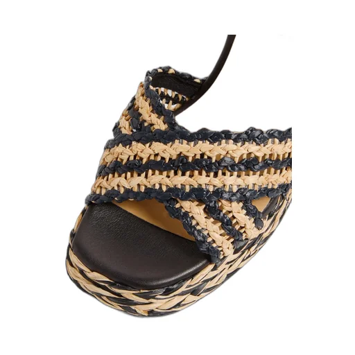 Vicen 95Mm Raffia Sandals