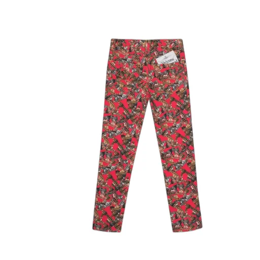 Orb-Logo-Print Twill Trousers