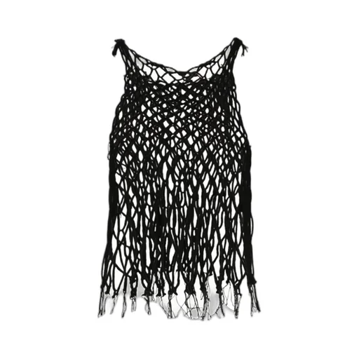 Mm6 Maison Margiela Mesh Knit Tank Top