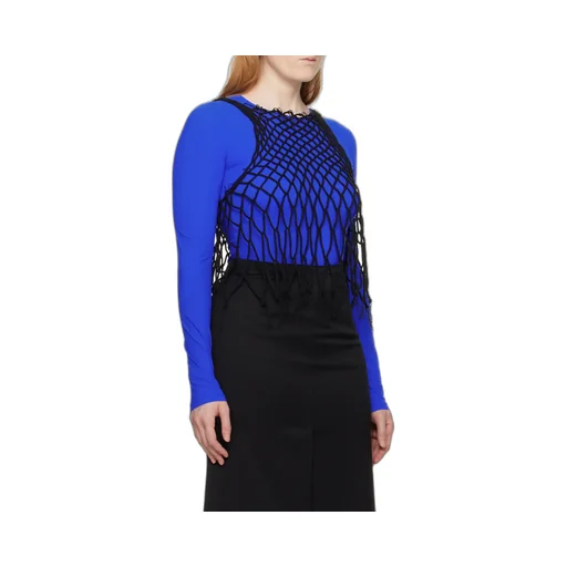Mm6 Maison Margiela Mesh Knit Tank Top