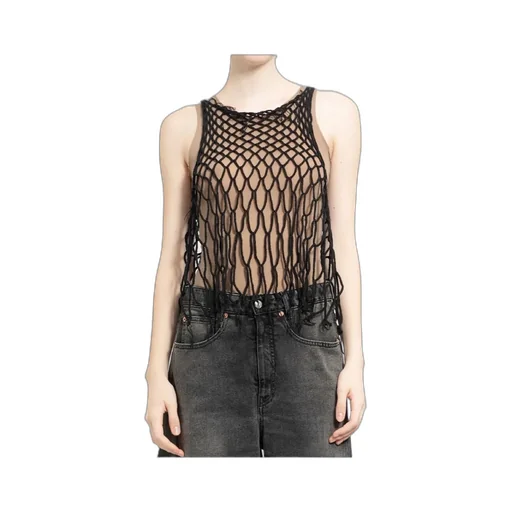 Mm6 Maison Margiela Mesh Knit Tank Top