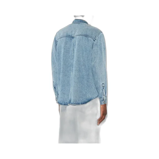 Isabel Marant Long-Sleeved Button-Up Denim Shirt