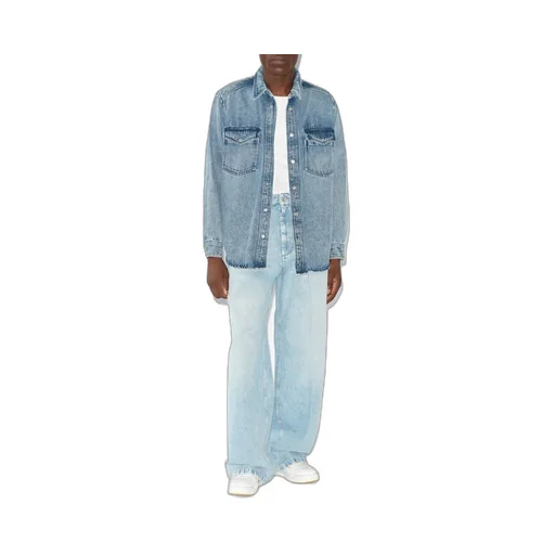 Isabel Marant Long-Sleeved Button-Up Denim Shirt