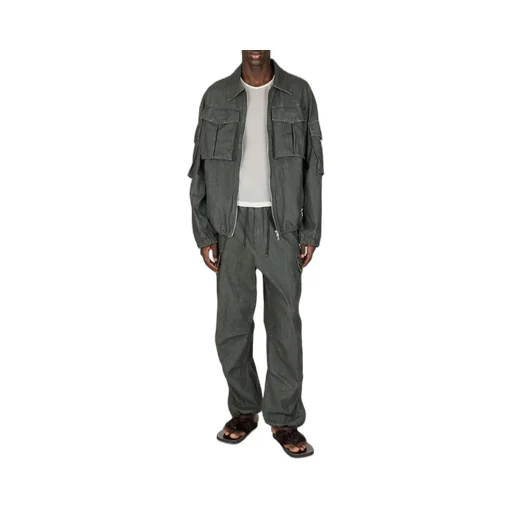 Dries Van Noten Pocket Detailed Zipped Jacket