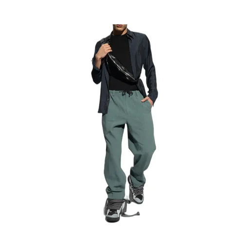 Elastic Waist Casual Pants