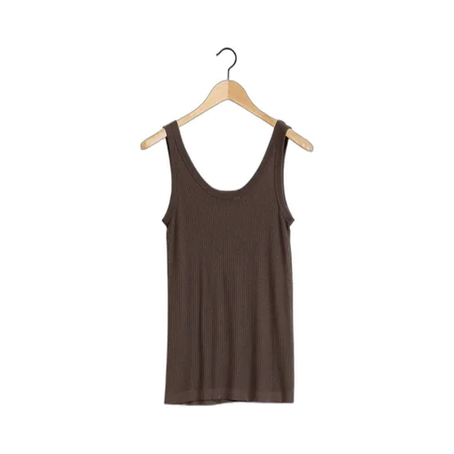 Lemaire Fine-Ribbed Scoop Neck Tank Top